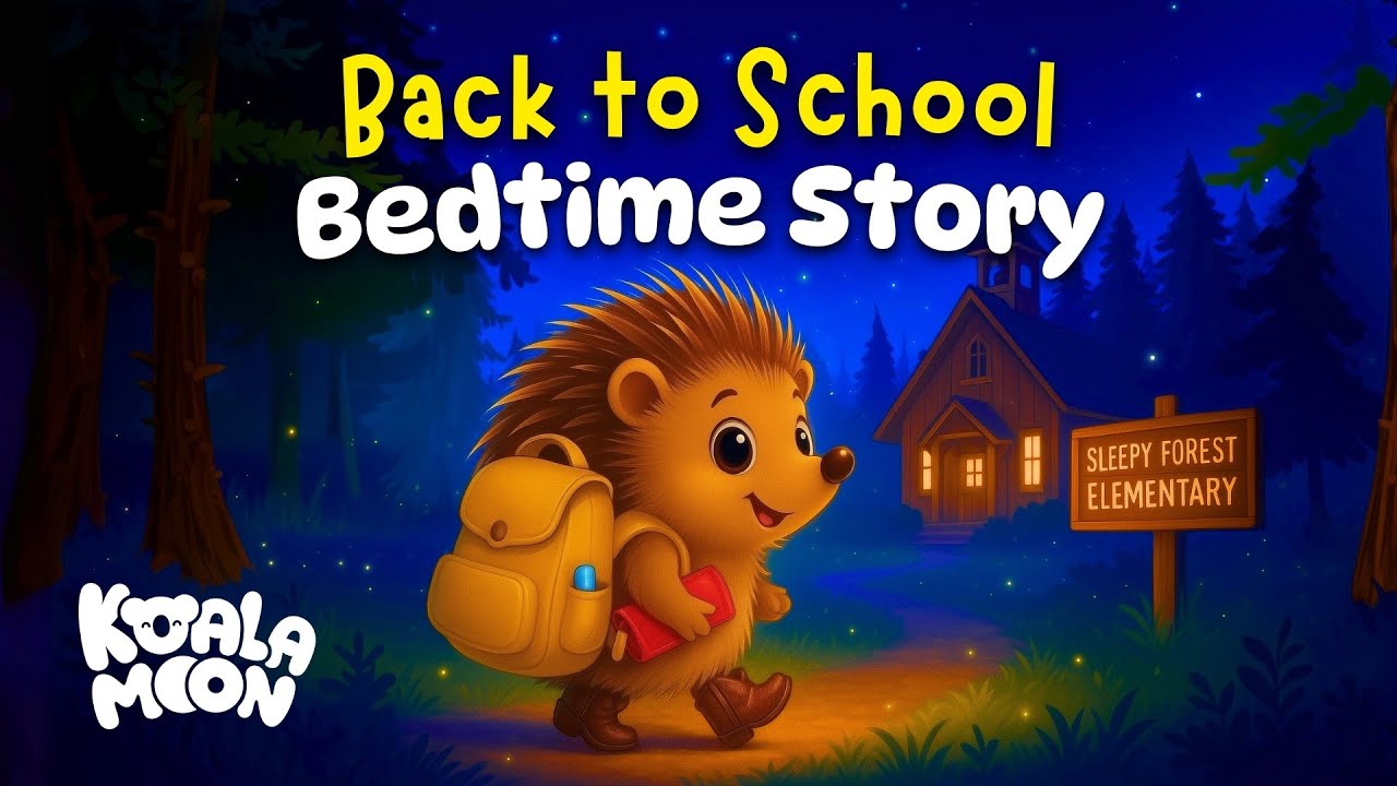 Back to School with Prickles 🦔 Sleepy Bedtime Story for Kids 💤
