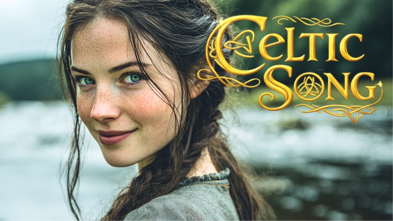Peaceful Celtic Song of River & Wind 🌿 Gaelic Vocals | Harp, Calm Sleep & Soft Dawn