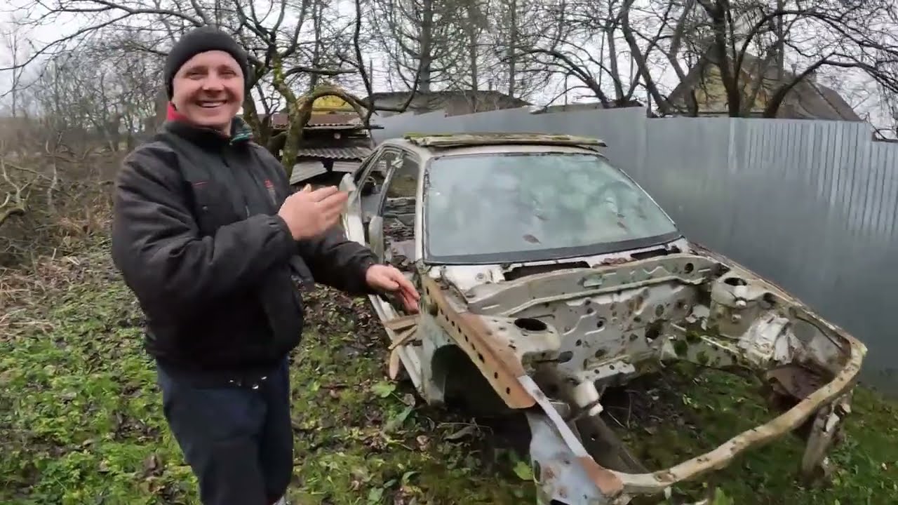 Мазда  Продолжение ремонта  Замена заднего подрамника