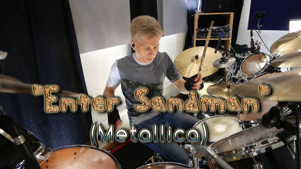 Enter Sandman (Metallica) - open-handed drum cover by Elias (16)