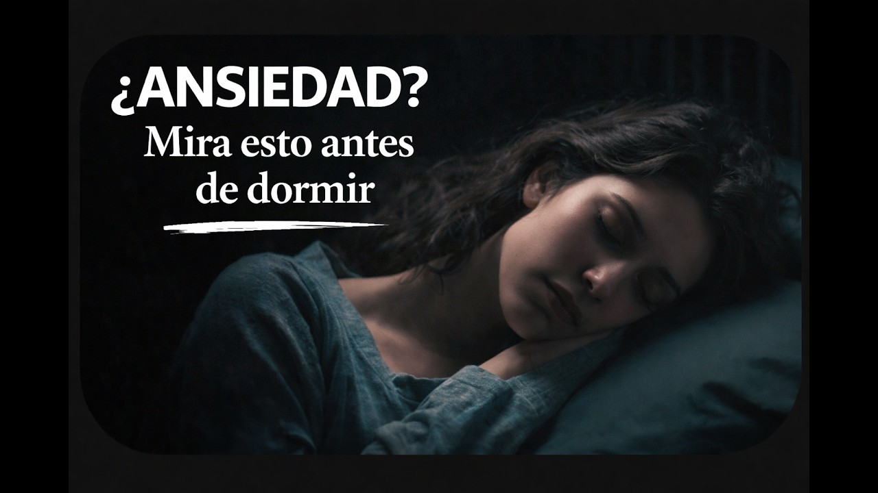 Oración por la noche para soltar la ansiedad y descansar en Dios.