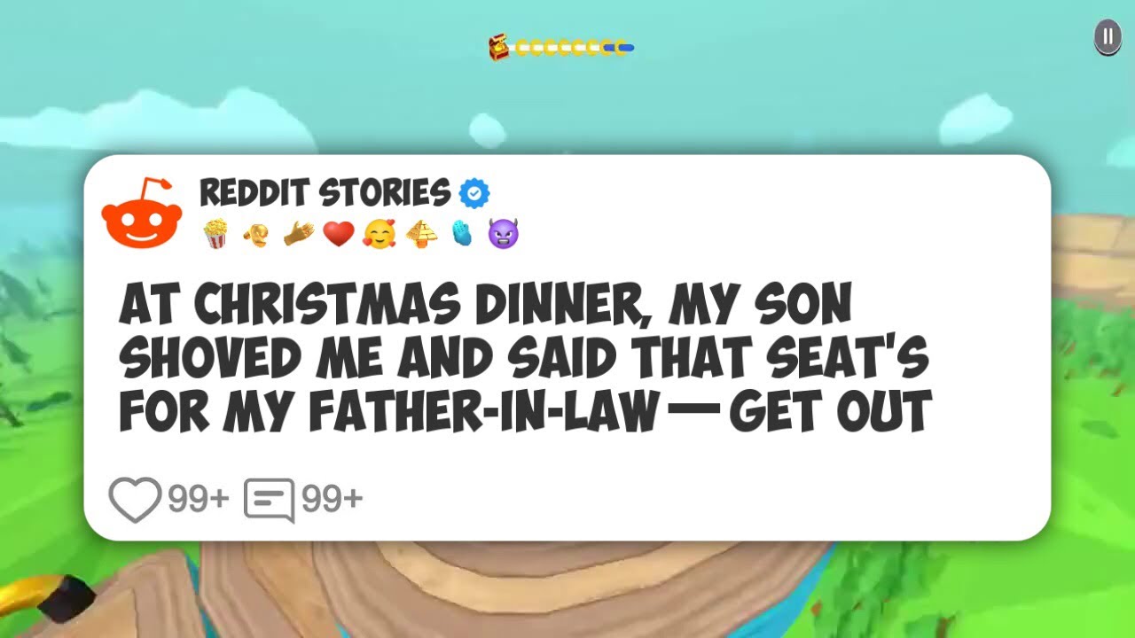 At Christmas Dinner, My Son Shoved Me and Said That Seat's For My Father-in-Law—Get Out 