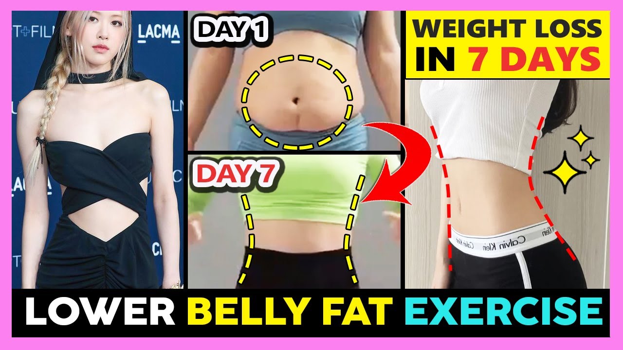 🔥 UNTERES BAUCHFETT IN 7 TAGEN VERLIEREN | VERBRENNEN SIE DAS UNTERE BAUCHFETT-WORKOUT
