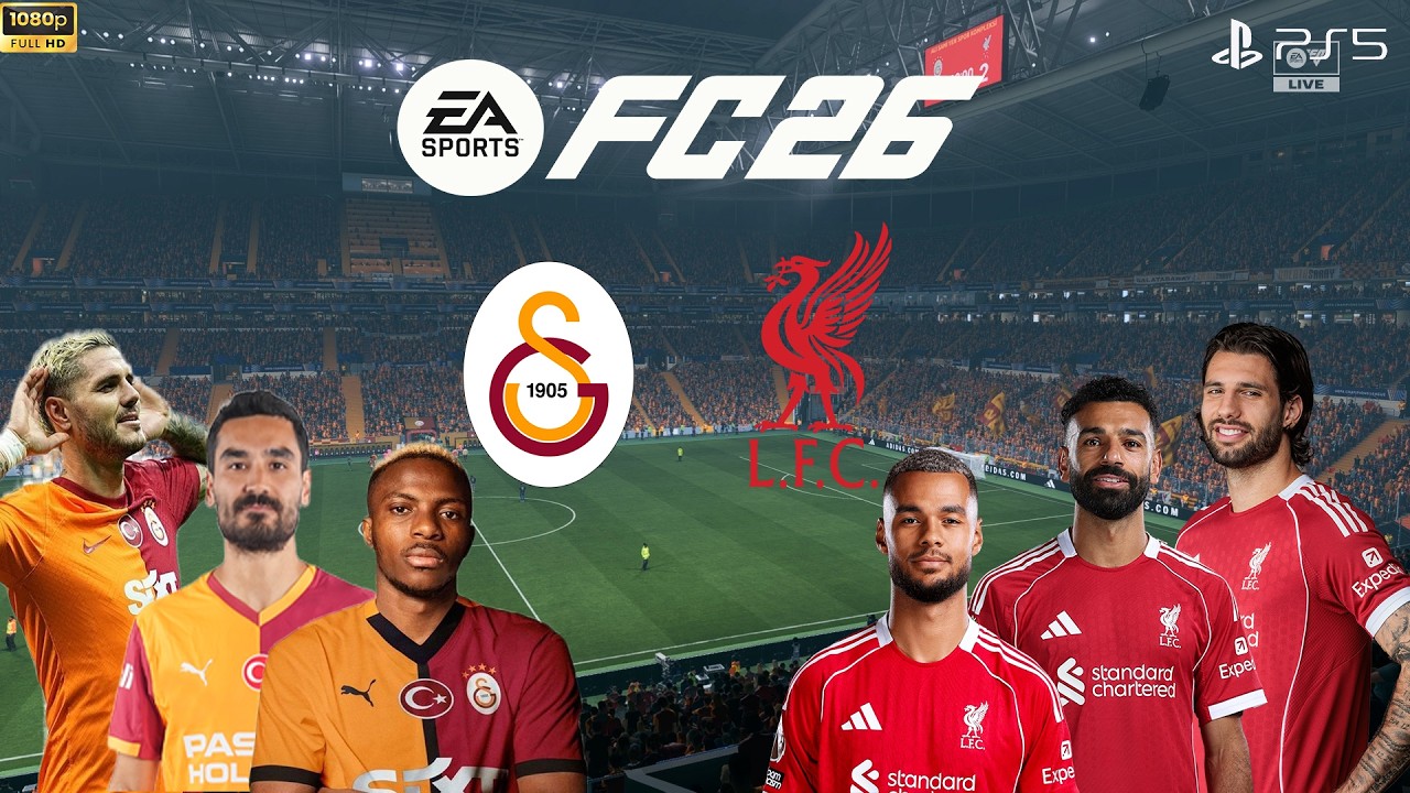 FC 26 - Galatasaray vs Liverpool - UEFA Champions League 25/26 Full Match | PS5™