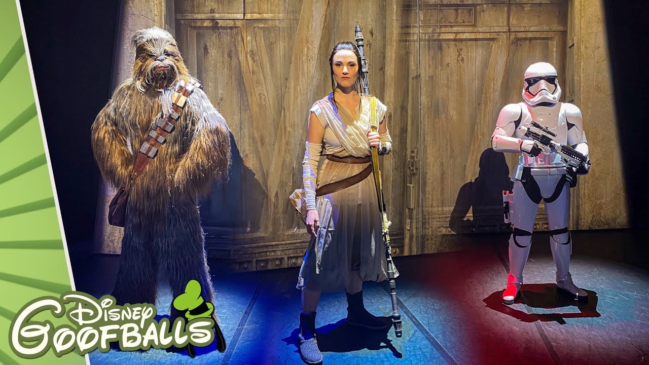 Star Wars Character Greeting With Rey, Chewbacca & Stormtroopers  - Disneyland Paris 2021 ✨