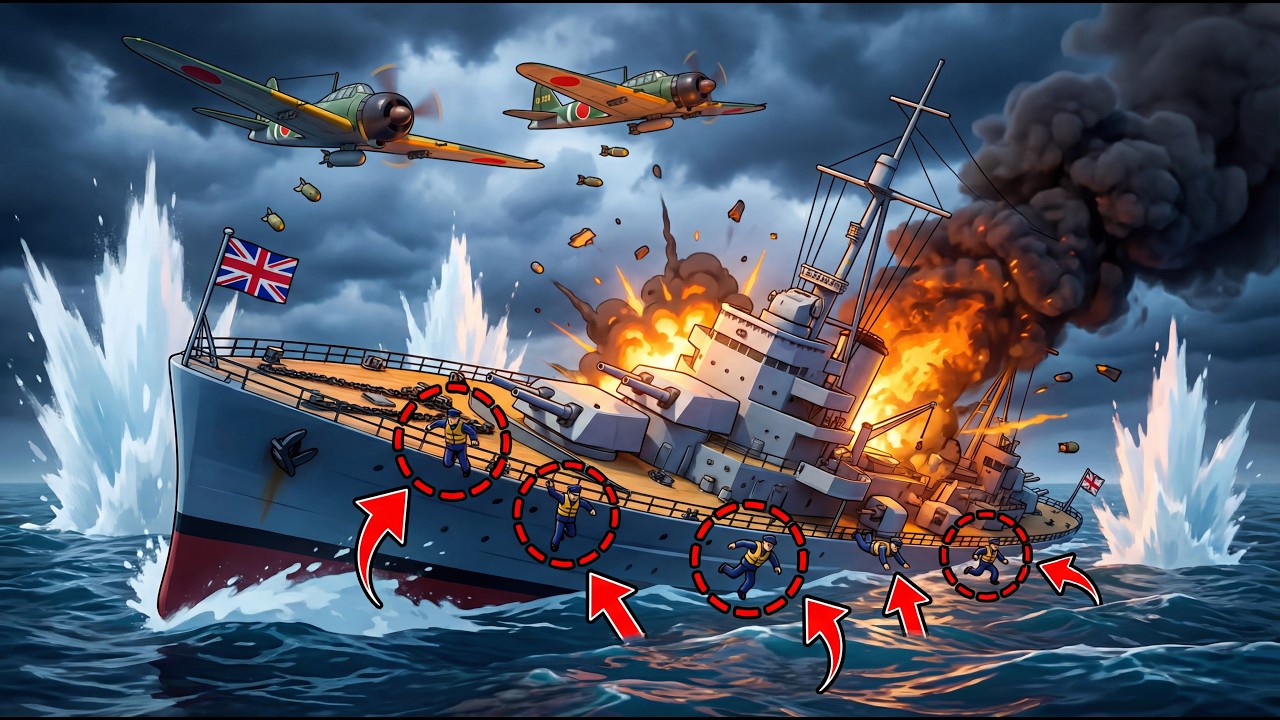 2 Warships vs 85 Planes