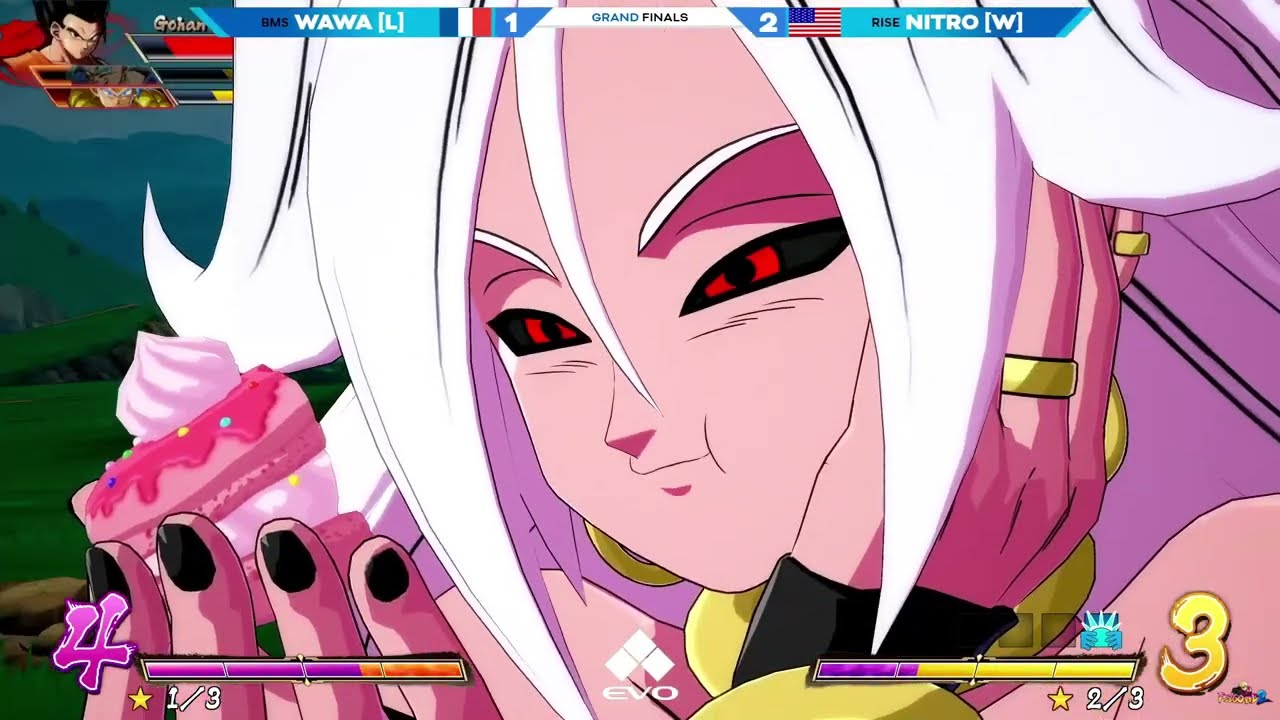 Dragon Ball FighterZ - Evo 2022 Grand Finals | Wawa vs Nitro (Rollback Announcement)