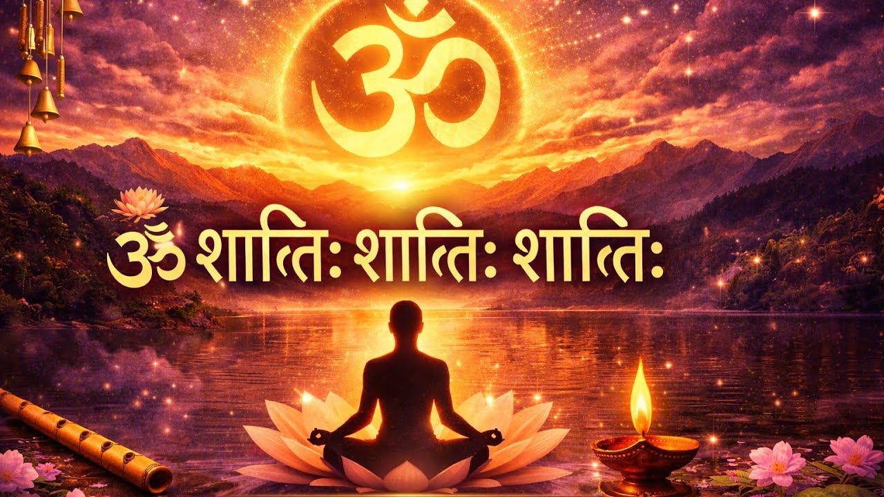 ॐ शांति: शांति: शांति: | Deep Peace Meditation | Mantra + Silence | Mind Relaxation #meditation