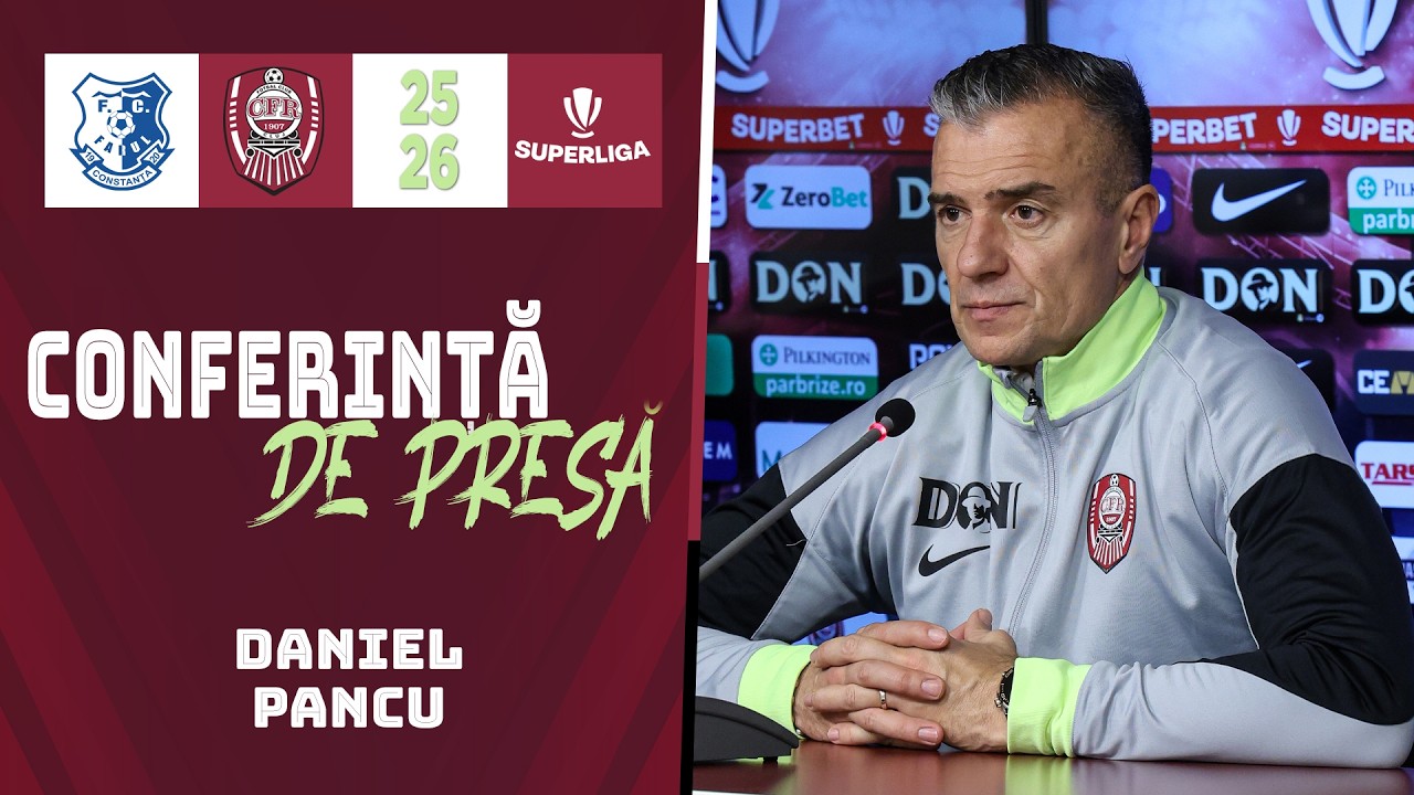📽 Farul Constanța - CFR Cluj | Pancu: „Fac tot ce ține de mine!”