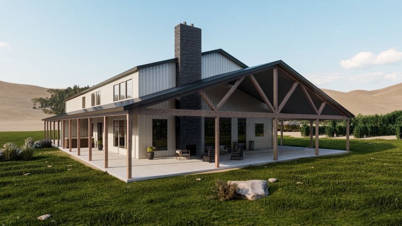 The Big Sky Barndominium Shop House Tour