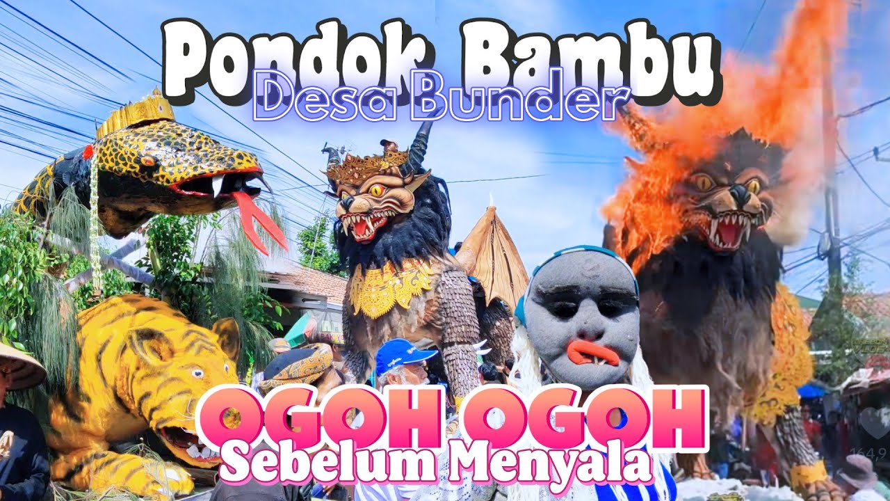 SEBELUM TERJADI OGOH-OGOH TERBAKAR‼️ ARAK-ARAKAN PONDOK BAMBU DESA BUNDER CIREBON