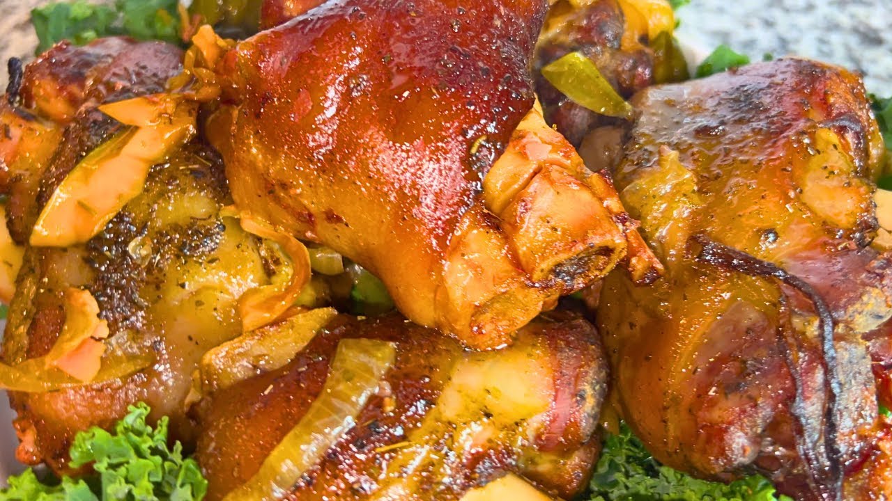 Oven Baked Fresh Ham Hocks #soulfood #soulfoodcooking