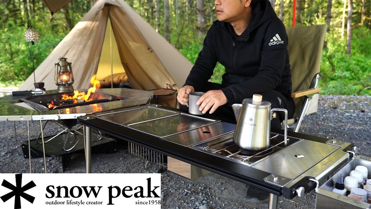 【Snow Peak】使い勝手最高！感動レベルのセパレートIGTレイアウトが完成しました。