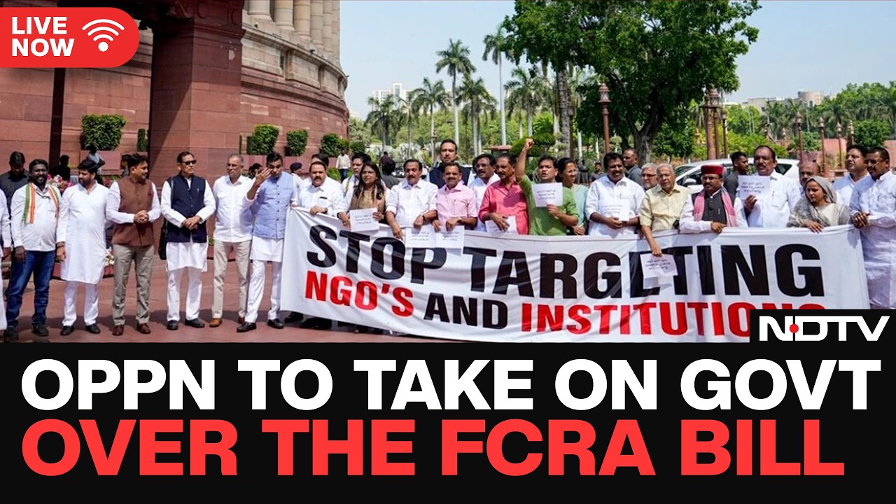 FCRA Bill News LIVE | FCRA Bill In Parliament | Oppn To Take On Govt Over FCRA Bill In Parliament