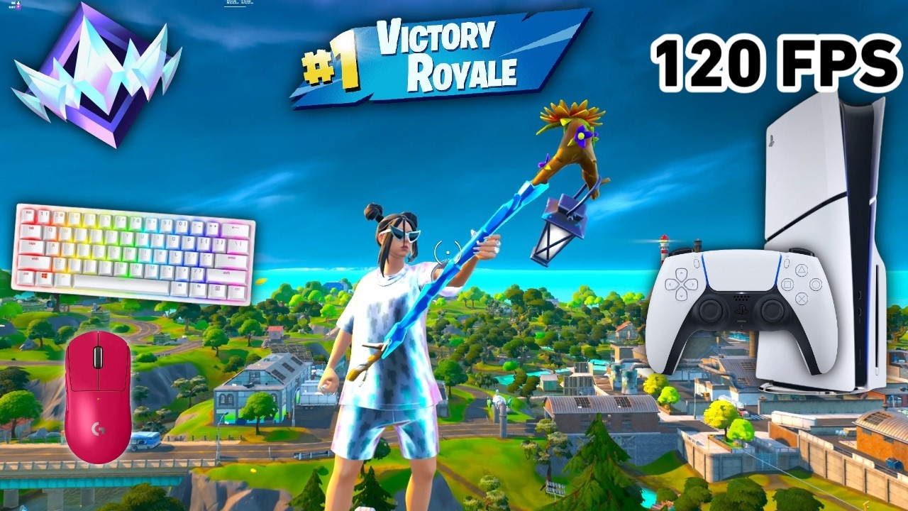 Fortnite Unreal Ranked Reload On PS5 Slim | Keyboard & Mouse Gameplay | 120 FPS | 4K