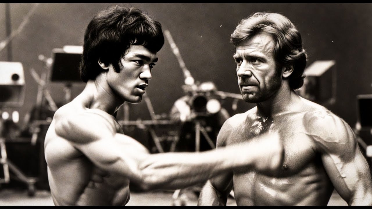 Bruce Lee Challenged Chuck Norris on Movie Set — 8 Seconds Later Crew Froze