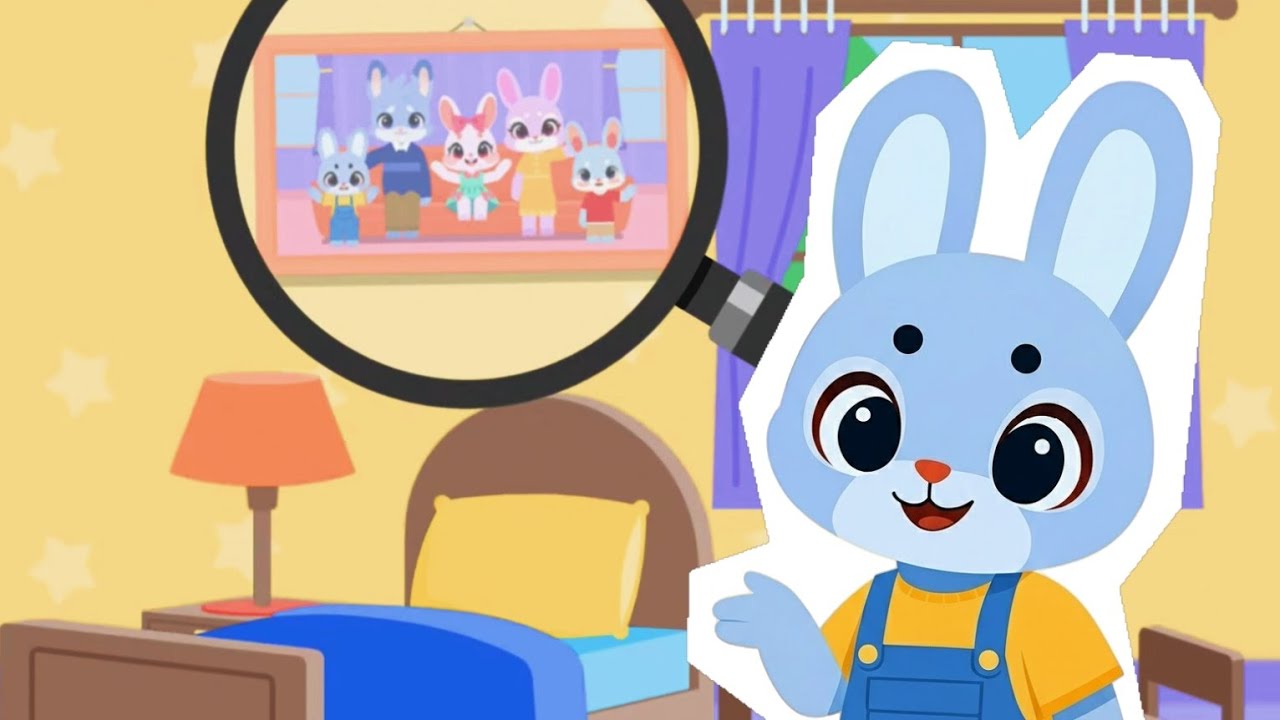 🛋️Bedroom 2 🌛| Furniture Recognition | Nursery Rhyme Animation | Giggle Academy