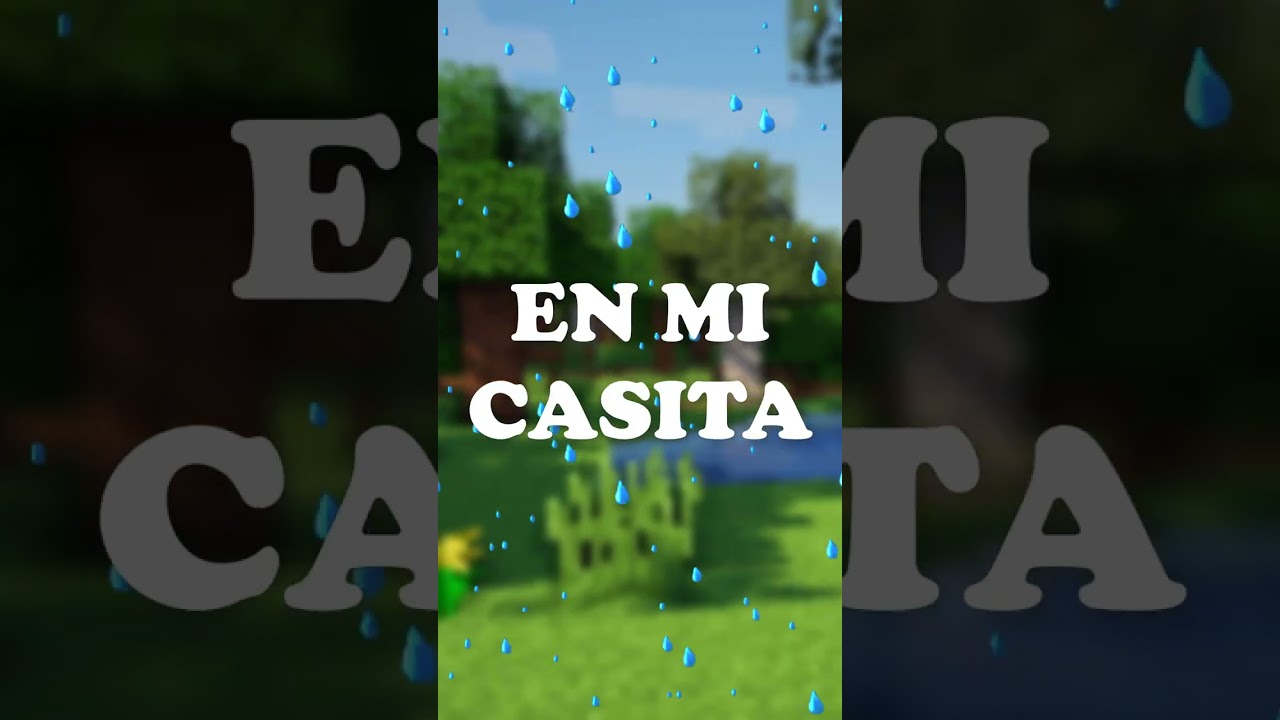 CUANDO COMIENZA A LLOVER #minecraft #shorts #minecraftshorts
