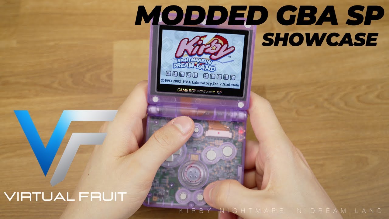 GBA SP Funnyplaying Mod Showcase (4k/60fps Gameplay)