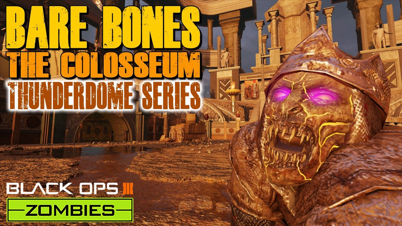 ZOMBIES BARE BONES CHALLENGE - COLOSSEUM (Call of Duty Thunderdome Zombies)