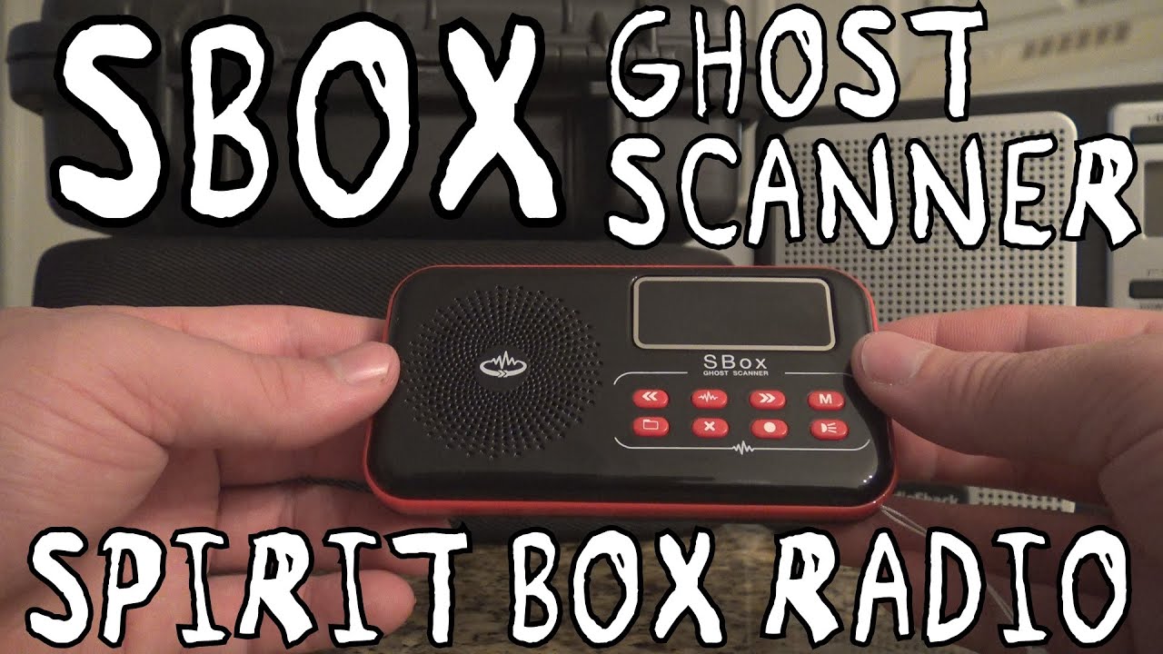 Checking Out The Ghost Stop SBox Ghost Scanner Spirit Box Radio