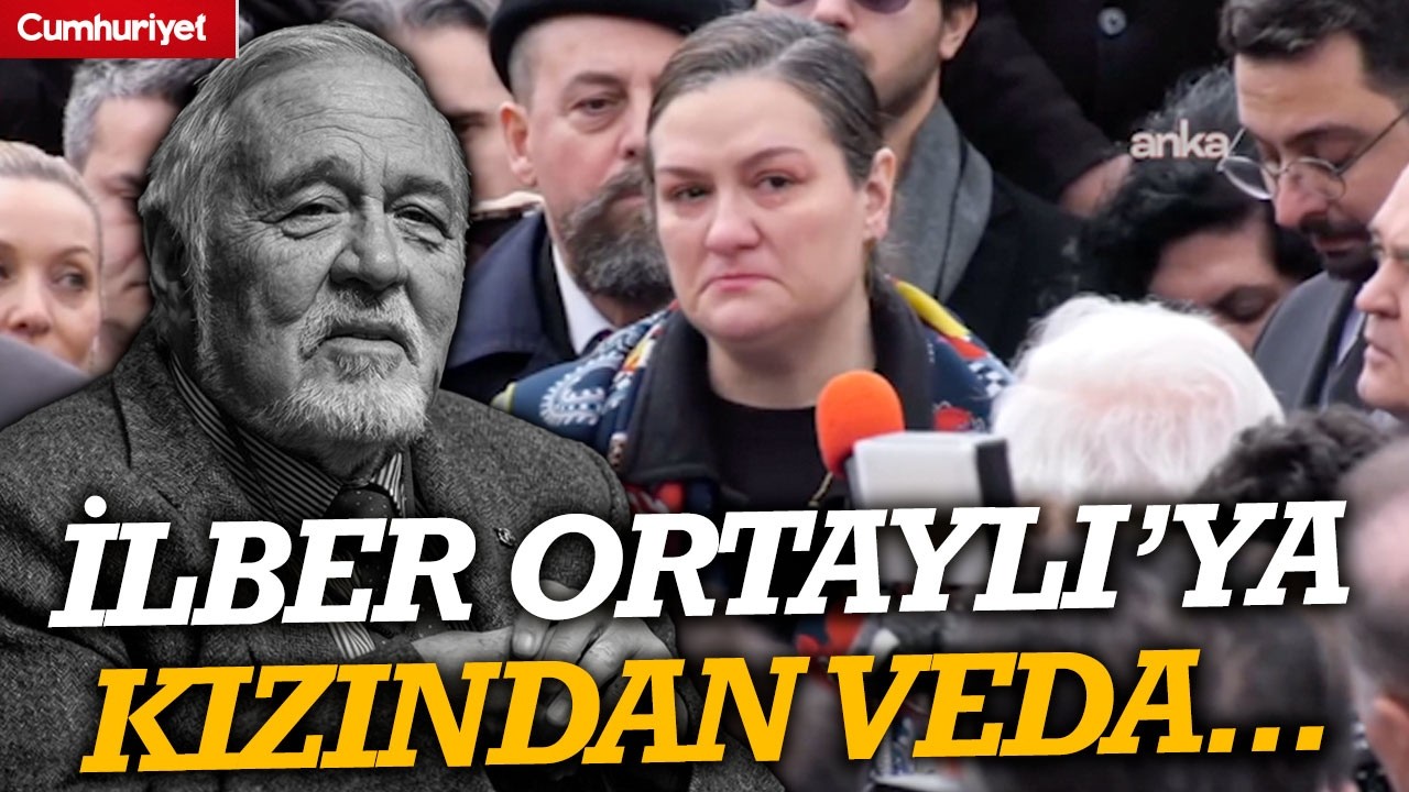 Gözyaşlarını tutamadı... İlber Ortaylı'ya kızından duygusal veda; 