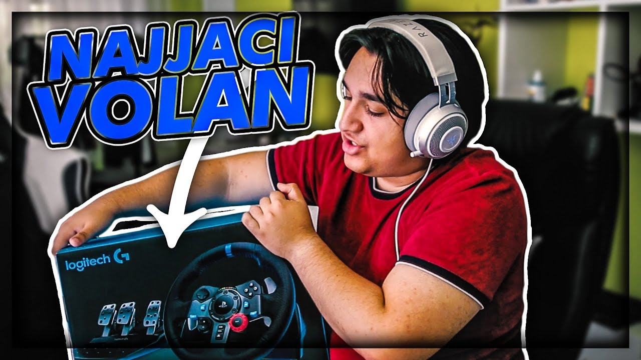 NAJBOLJI VOLAN ZA TRKE ! Logitech G29 + Shifter Unboxing