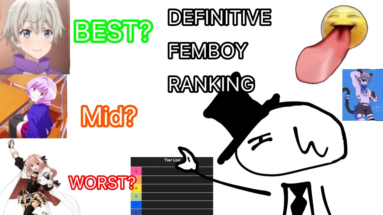 The Definitive Femboy Tier List (50 sub special)