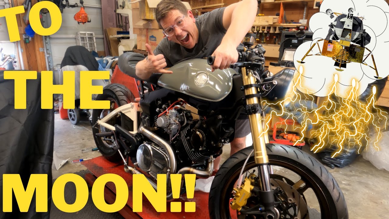 IT'S DONE!!!!  Starting our Yamaha Virago for the VERY FIRST TIME! Final assembly pt.4