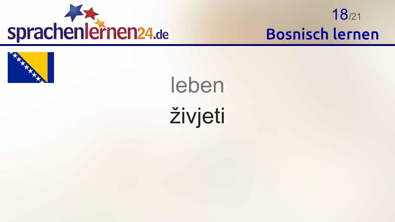 Bosnisch lernen (Teil 3)