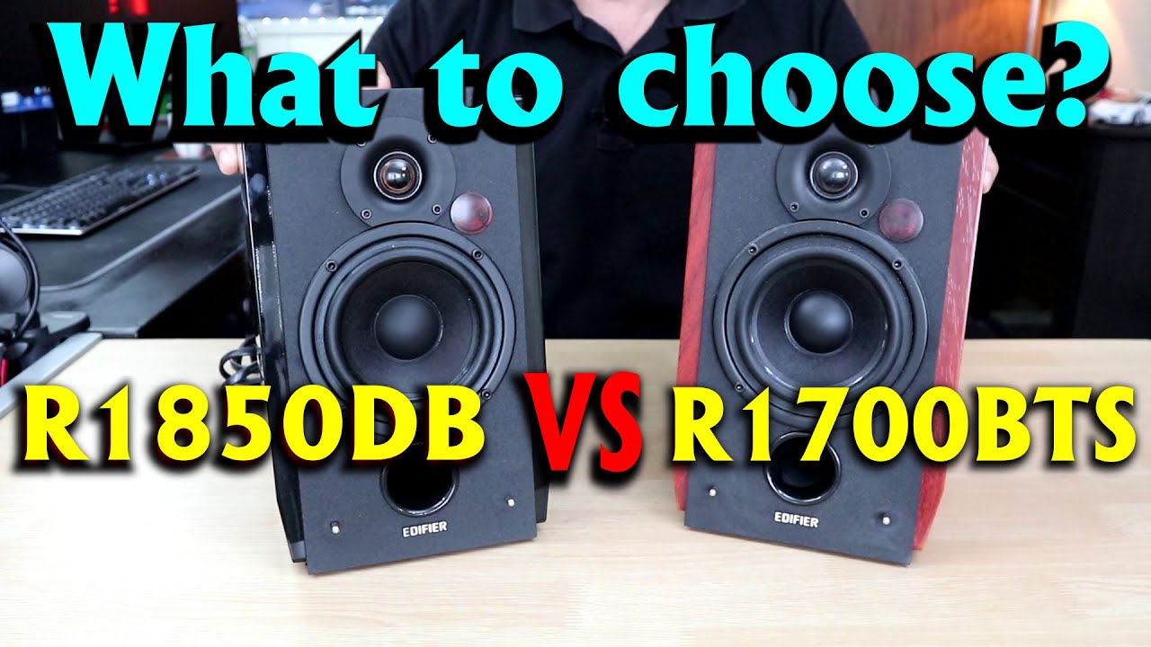 Edifier R1700BTs vs R1850DB Что выбрать и тест звука