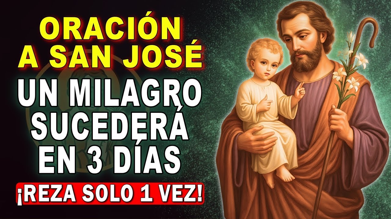 ✝️ORACIÓN A SAN JOSÉ PIDIENDO SU INTERCESIÓN EN LA ECONOMÍA 🙏 Minutos de Intercesión con San José