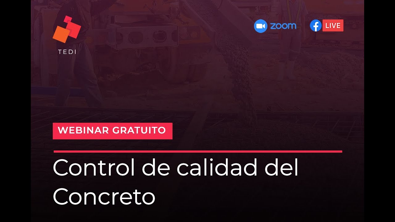 Control de calidad del concreto - Webinar