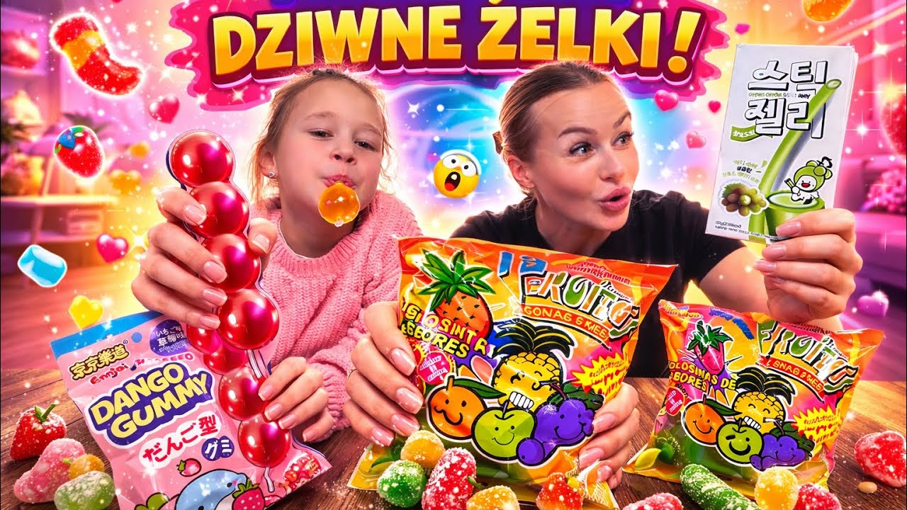 TEST Dziwnych wybuchowych żelków😱