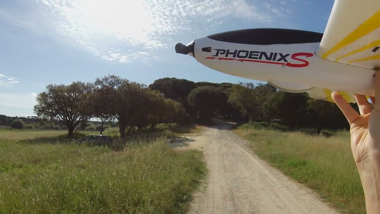 Phoenix 1600 S with new flaps assembled, some more tests :)