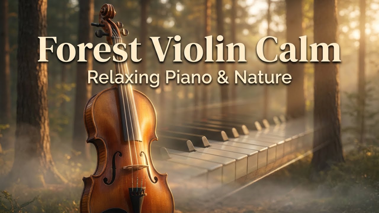 Whispers of the Forest Strings – Deep Violin & Piano Nature Music for Relaxation