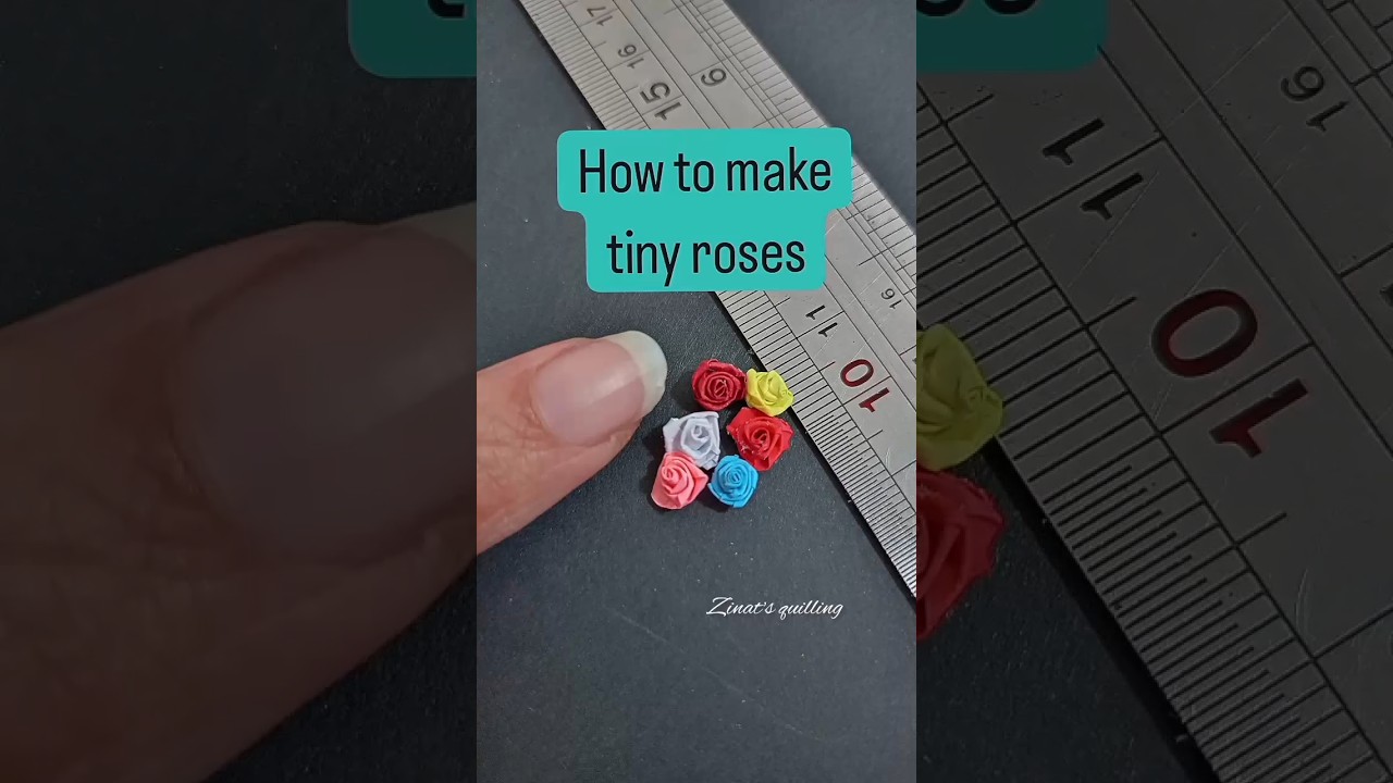Making rose flower with paper strips🌹 #diy #quillingpaperart #flower