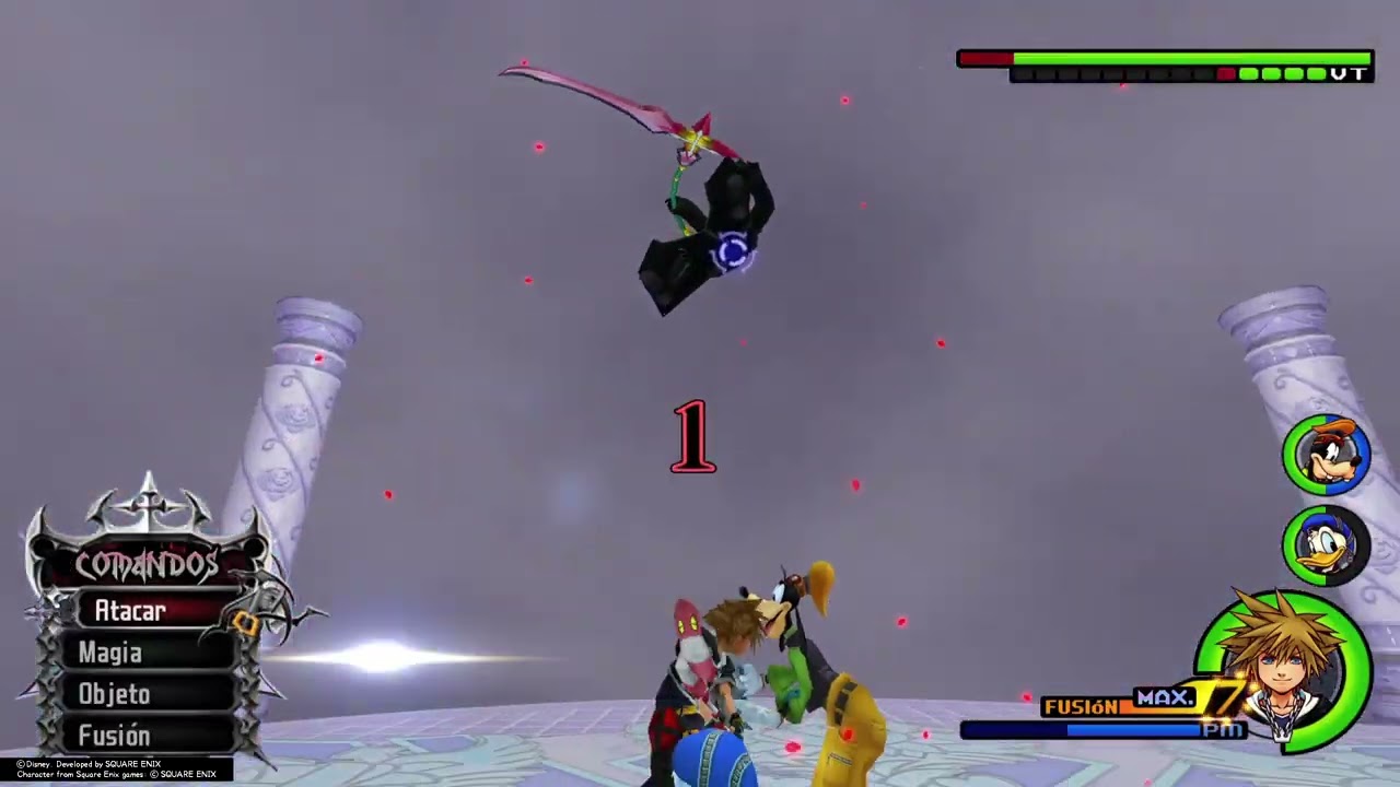 Kingdom Hearts 2 Final Mix HD Marluxia Lv 1 No Hit