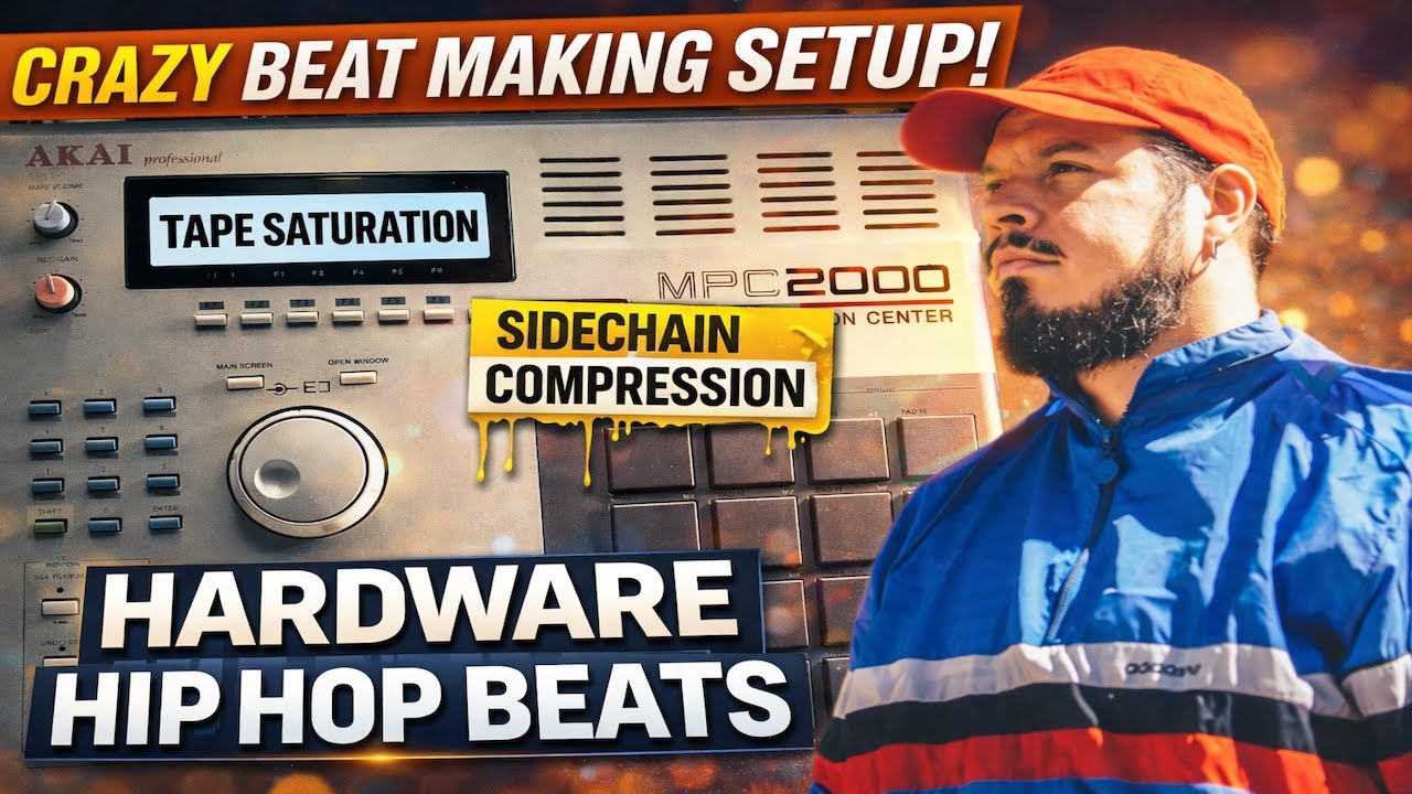 Beat Making On A Crazy Setup | Sidechain Compression | Tape