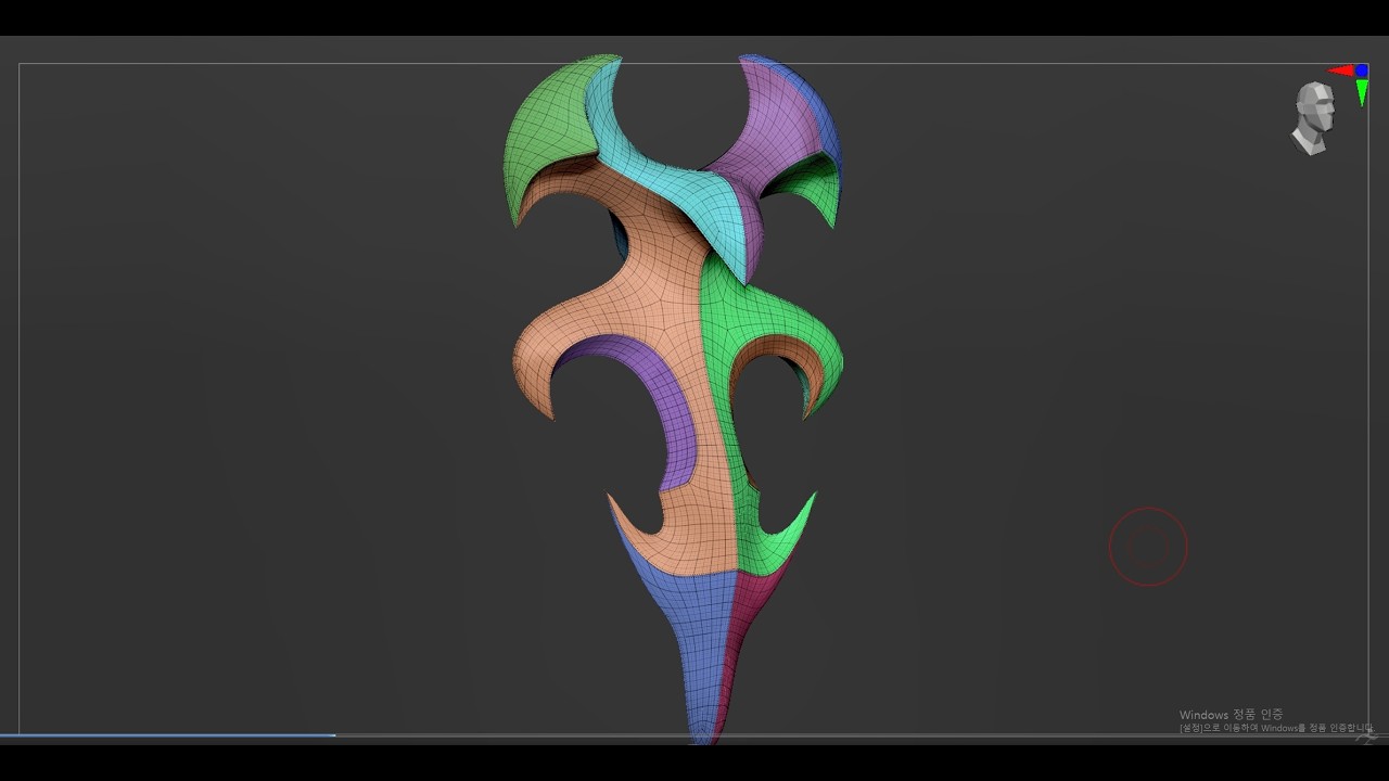 Zbrush Tutorial_Asset Modeling/ 지브러쉬 모델링 / 아이템 장식 문양 만들기