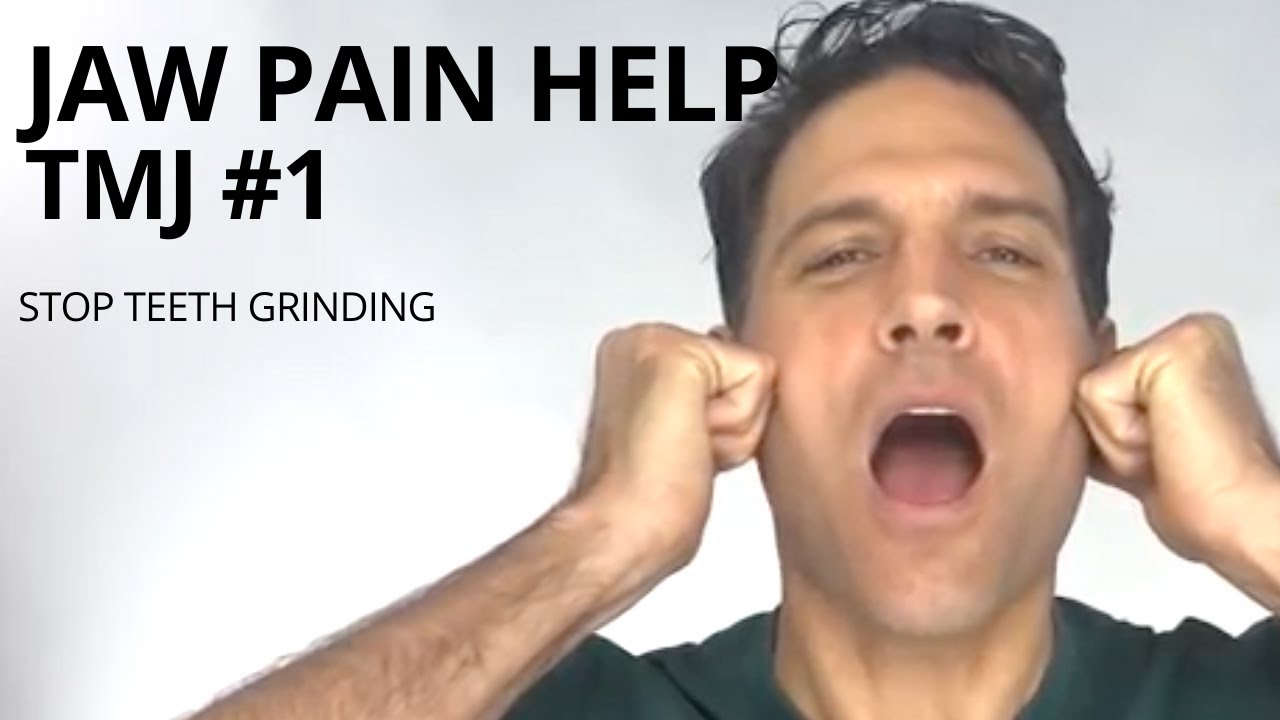 TMJ Exercises #1 --- Jaw Pain Help --- Teeth Grinding
