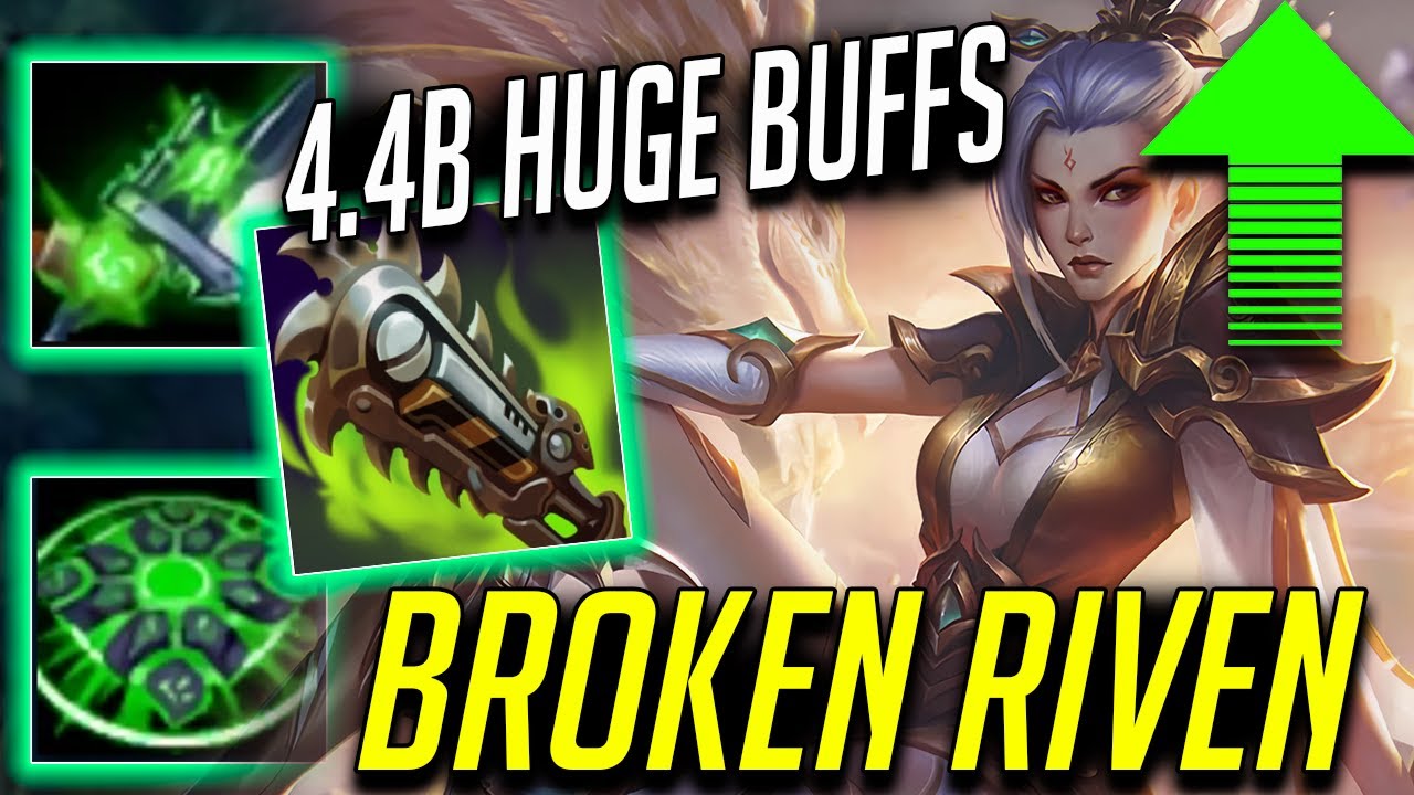 WILD RIFT CHEMPUNK RIVEN 4.4B MASSIVE BUFFS = OP