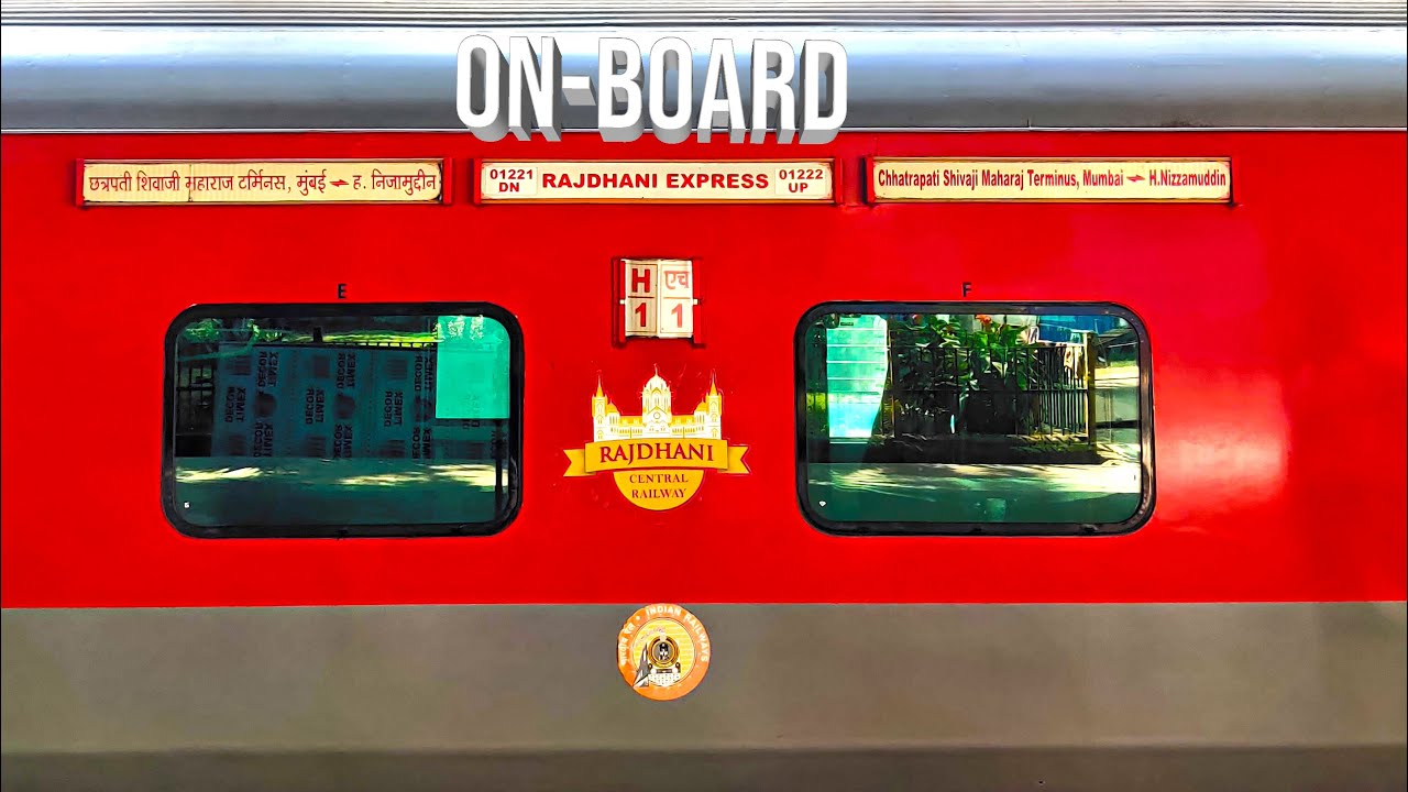 ON-BOARD 22221 or Rather 01221 PUSH-PULL RAJDHANI EXPRESS!!!!!!