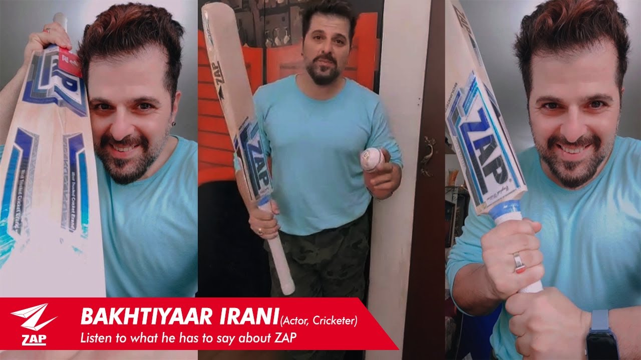 ZAP Cricket Traiblazers | Bhakhtyar Irani (Actor and Cricketer) trains with ZAP | Cricket Bat