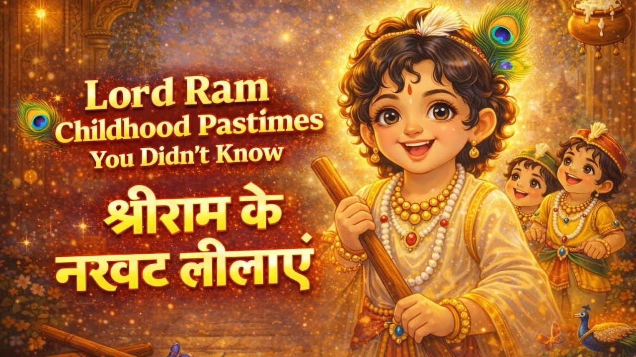 “Unseen Childhood Leelas of Lord Ram | श्रीराम के नखट लीलाएँ”