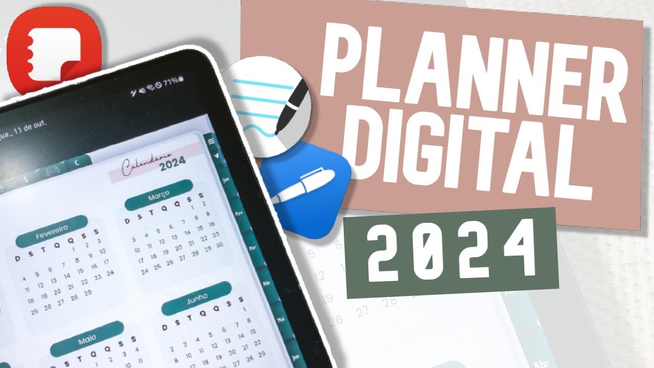 Planner Digital 2024 ✨ [COMPLETO] Samsung Notes, Goodnotes e Noteshelf