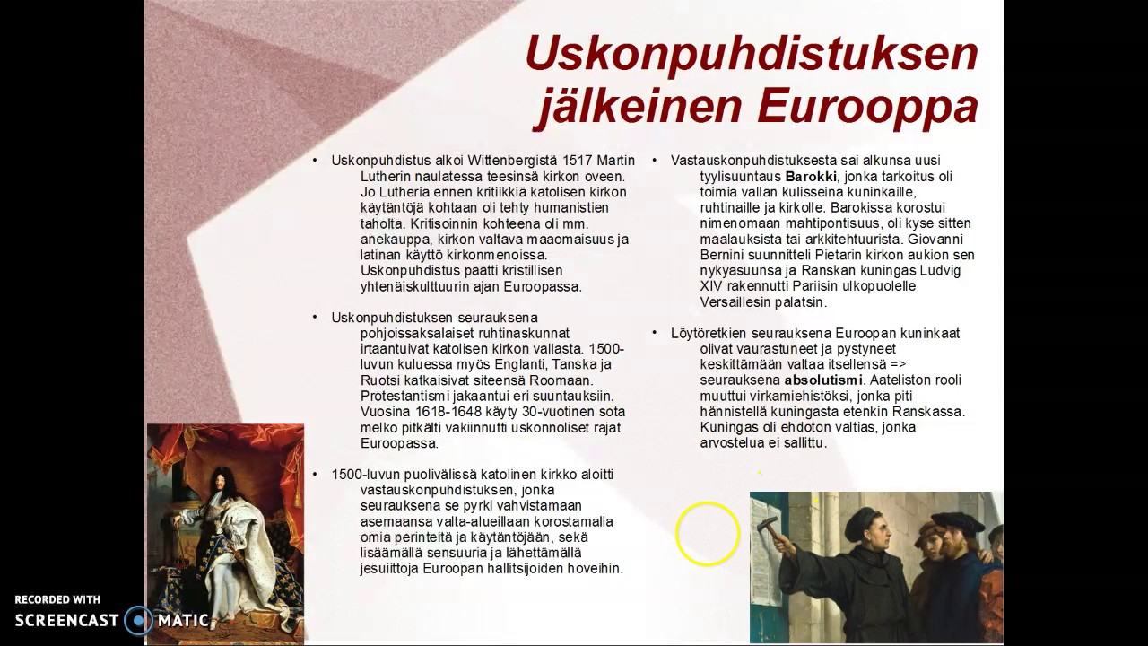 Uskonpuhdistuksen jälkeinen Eurooppa