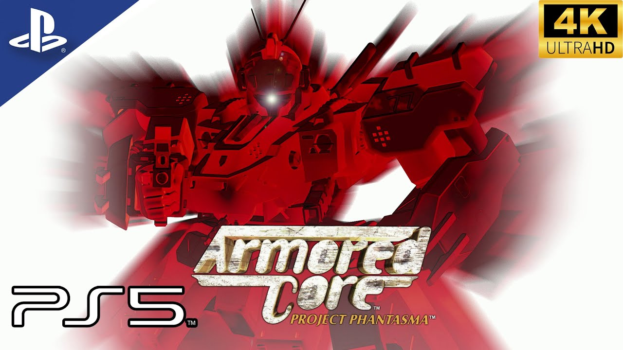 Armored Core: Project Phantasma (PS1) PS5 Gameplay