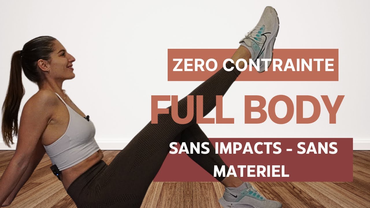 Full Body Workout sans contrainte sur tes articulations - 30min - avec tapis - ZÉRO CONTRAINTE
