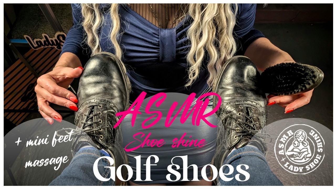 I Thought These Were Just Dusty... (The Deepest Golf Shoe Clean Ever) ASMR